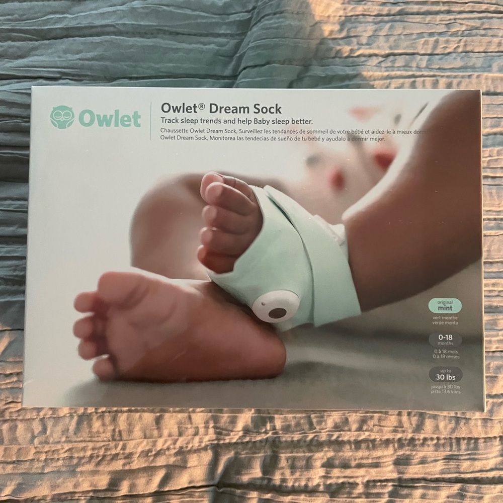 Owlet Dream Sock (still in original packaging)